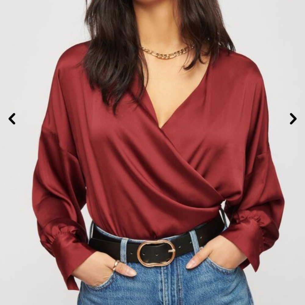 Dynamite Satin Bodysuit